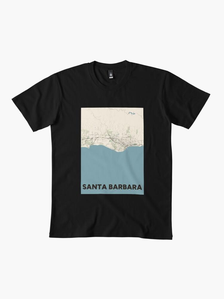 Barbara Santa Barbara Map Premium T-Shirt