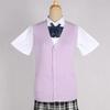 Japanese Girl College Students Sweater Waistcoat V-neck JK Uniform Knitted Cardigan Vest Campus Spring And Autumn Daily Clothes