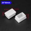 10Pcs High Quality Plastic Furniture Rectangular Pipe Plug White Foot Pad Square Tube Cap Cushion Non-Slip Table Leg Tube Plugs