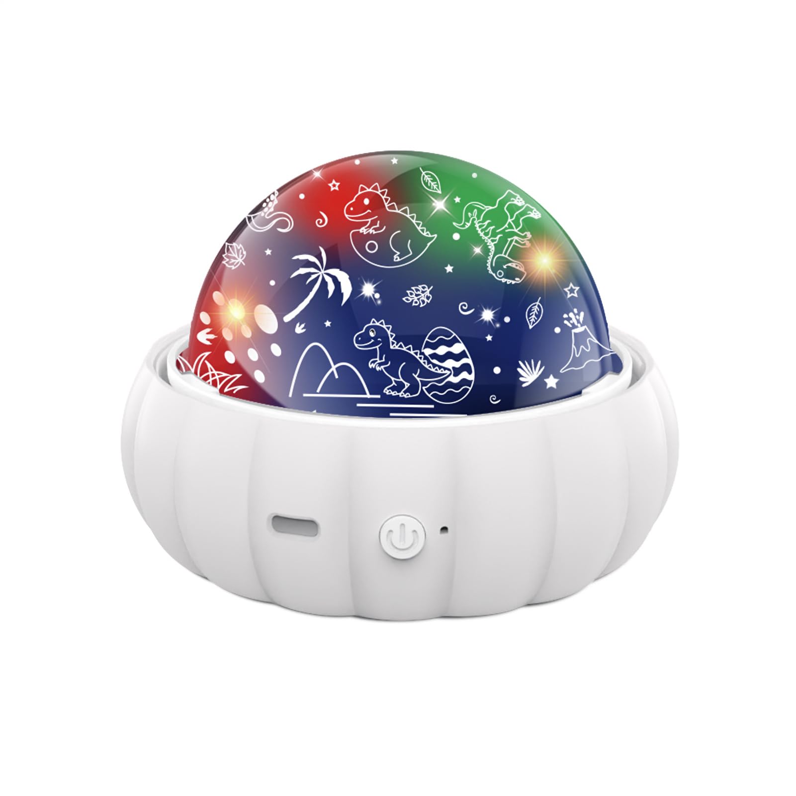 

ROBOT PLAZA Planetarium Projector for Home Use, Kids Star Projector, Ceiling Starry Sky Light Projection Toy, Birthday Gift for Children (White)