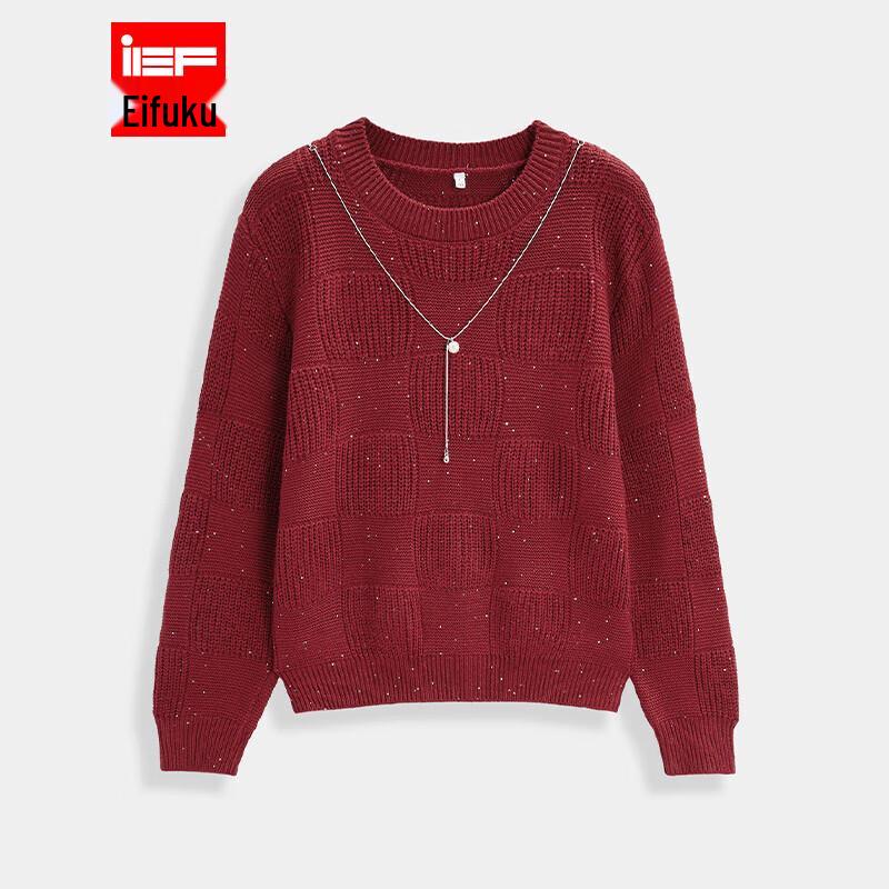 

IEF Women s Loose Knit Sweater One Size