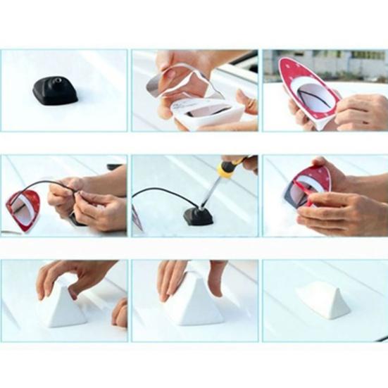 Univerzální anténa Silné signály ABS vypalovací lak Samolepící