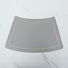Scalloped Leather Placemat Table Mat Oil-Water-Proof And Heat-Insulating Household PU Table Coasters Kitchen Device Sets