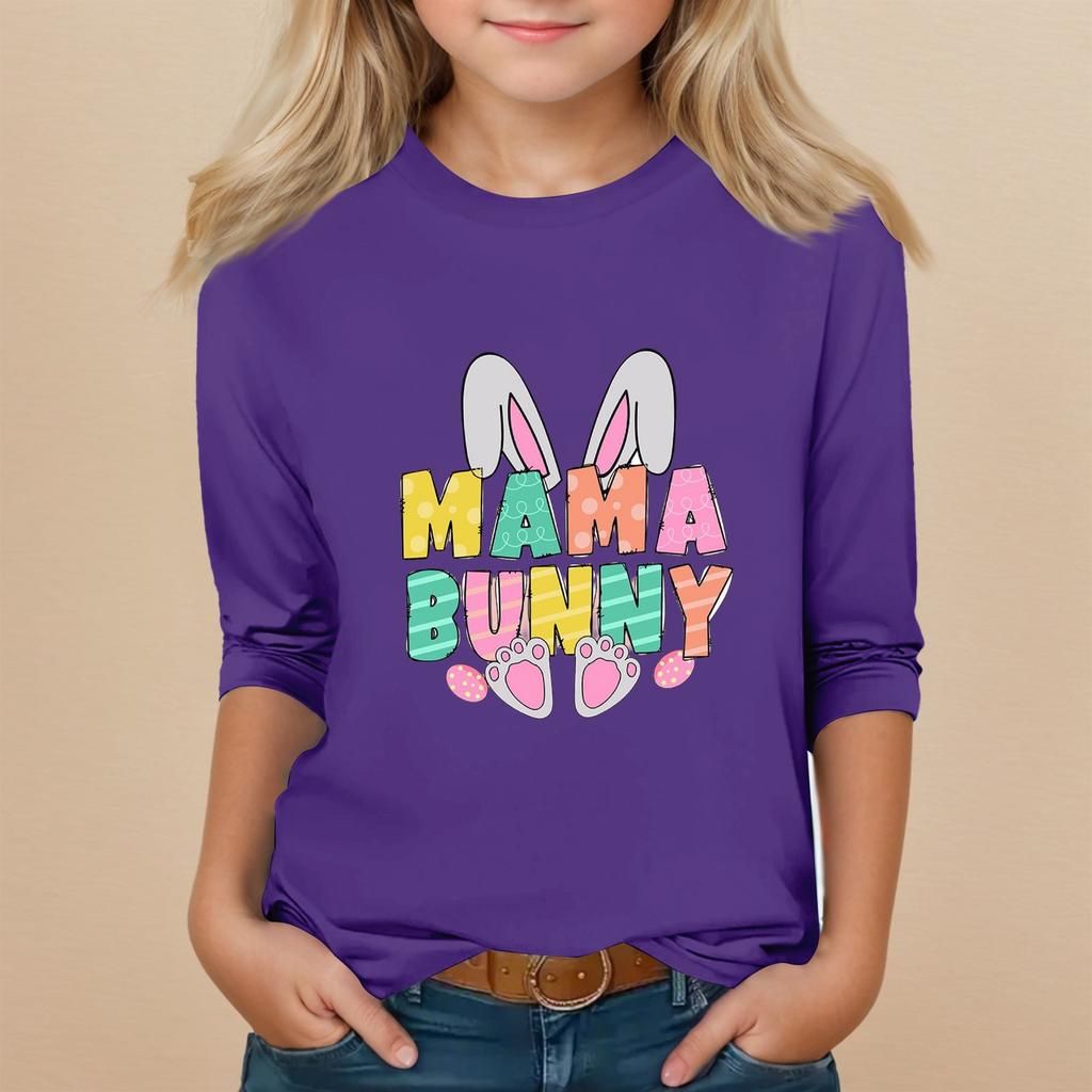 Kinder Siebenärmel Rundhals Oberteil Valentinstag Bedruckt Alltags Freizeit Oberteil