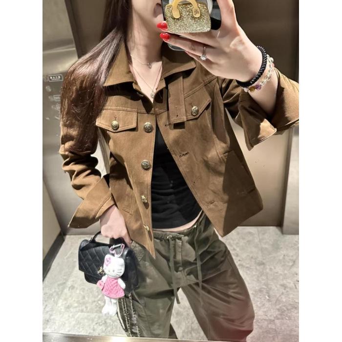 Original Petite Retro Short Jacket for Women - New Autumn Collection M
