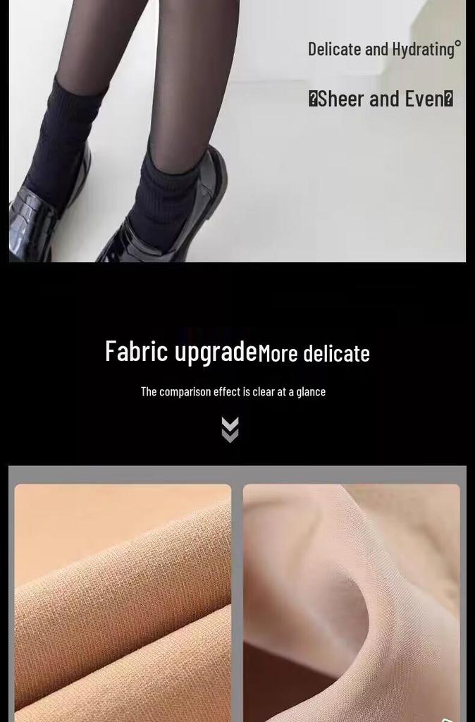Flower Fairy Sheer Black Tights - High Waist, Tummy Control, Butt Lifting, Spring/Autumn Base Layer.
