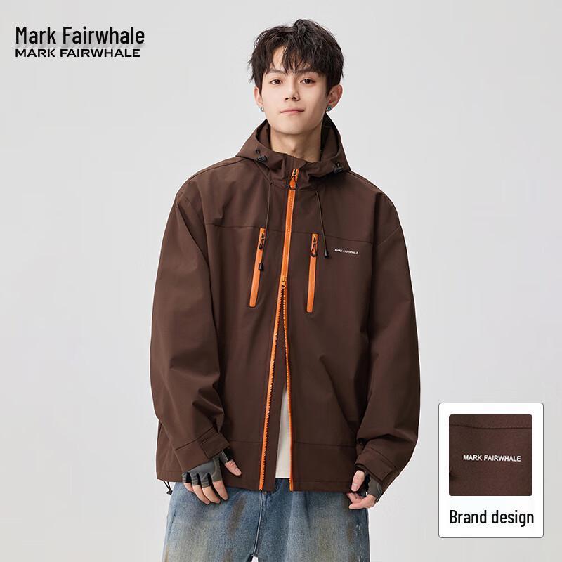 Mark Huafei 2025 Autumn Unisex Outdoor Waterproof Jacket