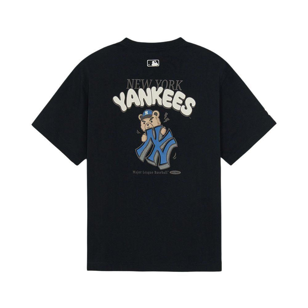 MLB New York Yankees T Shirt Unisex Black 3ATSE0154-50BKS