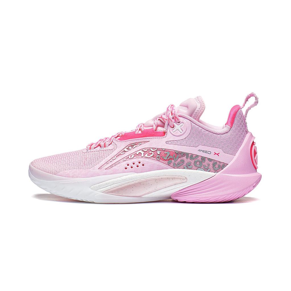 Li Ning Speed 10 Low top Basketball Shoes Men's Pink ABAT085-66