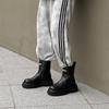 Autumn and Winter Black Men's Boots Classic Styles by Designers Work and Party Outdoor Street -46 Leather Shoes