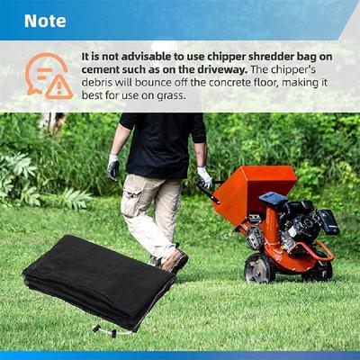 Easy To Operate Leaf Shredder Bag Wood Chipper Bag