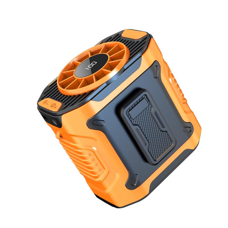 Portable Hanging Neck Waist Fan for Camping and Construction, Long Battery Life, Summer Cooling