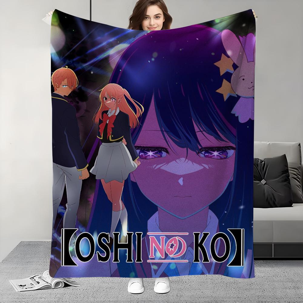 ANIME O-Oshi CUTE N-No k-Ko 3 Blanket Design Lightweight For Dorms, Naps, Living Room, Office,Sofa,All-Season
