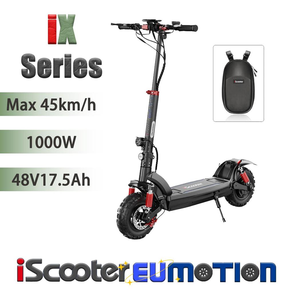 iScooter 1000W Electric Scooter with NFC unlock, 45km/h Max Speed, 48V17.5Ah, DIsc Brakes, IPX4 Waterproof, 11" Off-Road Tires Commuter E-Scooter