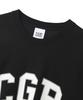CGP Big Oversized Cgp Arch Logo Short Sleeve T-Shirt - Black