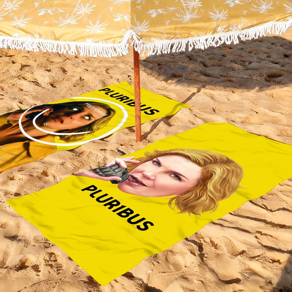 TV Show Pluribus Towel Quick Drying Beach Towels Are Suitable For Swimming Pools Camping Yoga And The Gym