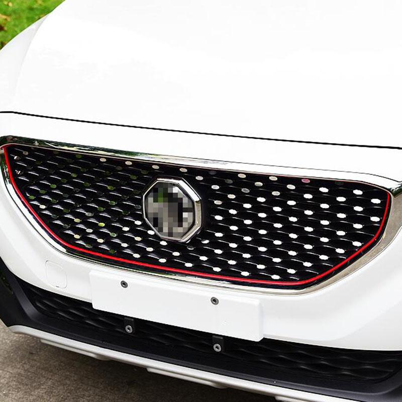 Bilstyling for MG ZS 2017 2018 sølv Speil Mini metall klistremerke frontgitter Babysbreath