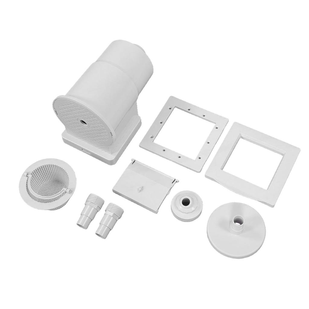 Pool Skimmer, High Efficiency ABS Replacement Skimmer with sy Assembly and Lasting Performance for Ground Pools and Liner Pools