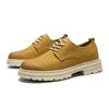 Casual men's leather shoes Trendy and versatile design styles Daily office outdoor leisure walking Youth Thick soled Shoes