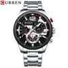 CURREN Men's Fashion Watch Top Luxury Quartz Watch Casual Slim Waterproof Luminous Sports Date Watch Men's Relogio Masculino