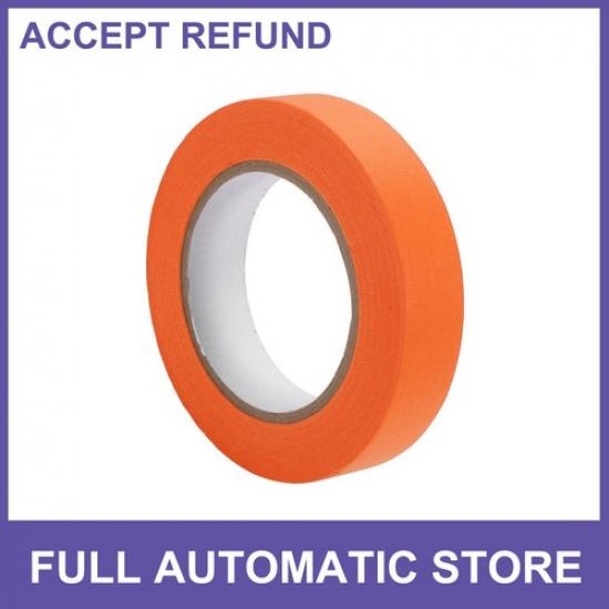 

Single 1 Inchesx547 Yards Painters Masking Tape DIY No Residue Orange Universal