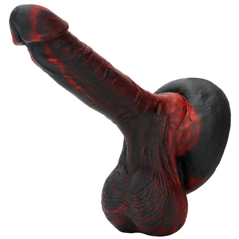 Female Masturbation Device Mixed Color Simulation Big Sucker Dildo Fake Penis Backyard Anal Plug Expansion Anus