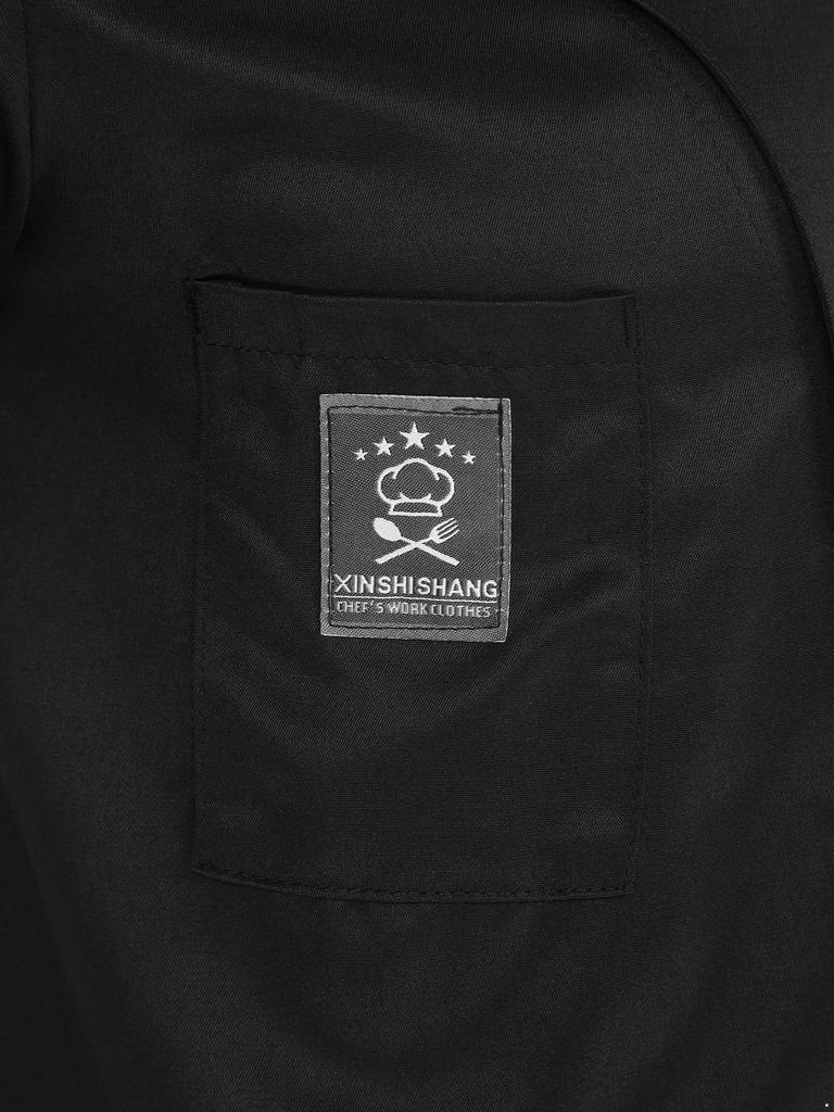 Unisex Stand Collar Chef Jacket for Restaurant Kitchen Uniforms Bakery Staff Durable Work Attire