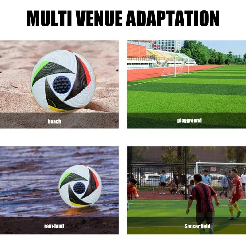 Professional Offical Size 5 Soccer PU Seamless Wear Resistant Football Outdoor Sports Training Game Football Enduring