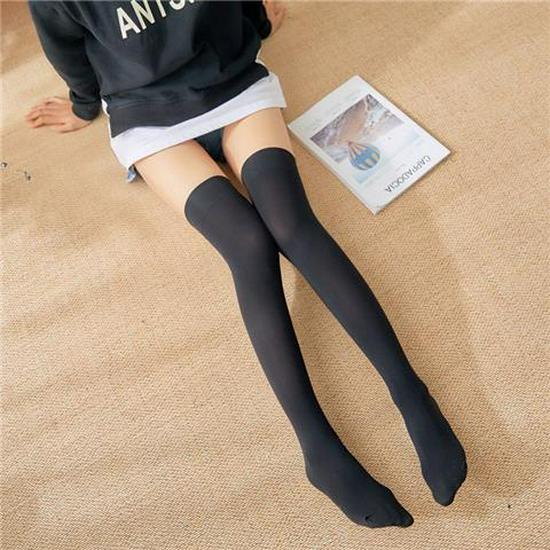 

[Летняя одежда] Женские полосатые чулки выше колена, легкие Mid-tube M (no over-knee for adults)