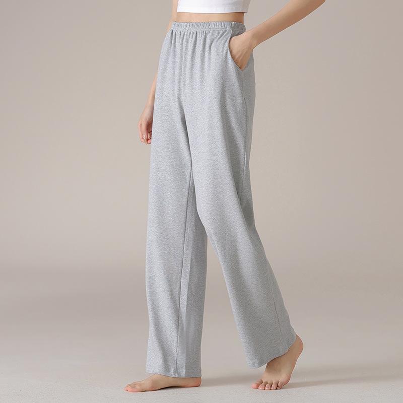 Women's Pure Cotton Loose Sleep Pants - Lightweight for Spring, Summer, and Autumn with Plus Sizes, Suitable for Casual Home or Outdoor Wear.