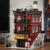 Spider Deli Apartment Building Blocks With 11 Figures Films Hero Classic City Modular Assembly Model Kit Creative Gift 3559PCS