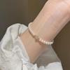 Hetian Jade Shi Jia Pearl Women's High-End Versatile Chinese Style Bracelet