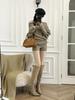 2025 Autumn and Winter New Two Wear Long Boots High Heel Thin Heel Sexy Zipper Knight Boots Women's Boots