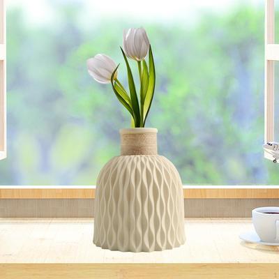 Flower Vase Bud Vases Desktop Ornament Birthday Gift Flowerpot Decorative for Dinner Table Home