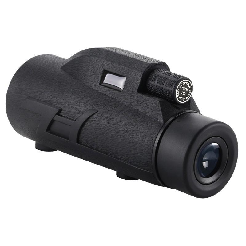 12x50 Large Eyepiece Monocular Telescope Optical Glass Outdoor Factory Wholesale Cross-border Exclusive Adventure HD