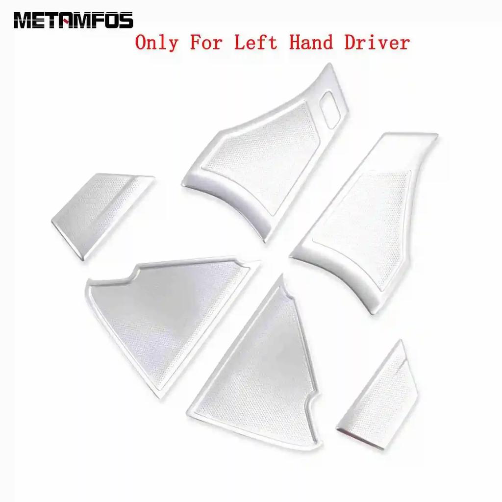 For Mazda 3 M3 Axela - 2024 2025 Stainless Steel Ide Door Loudspeaker Audio Speaker Cover Trim Interior Accessories