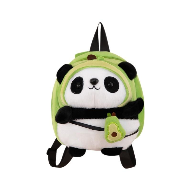 Panda Plush Backpack For Kids With Soft Cotton Filling And Animal Design