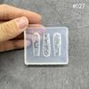 With Box Nailart Mold Transparent Silicone Template New Nail Art Template  Nail Decoration