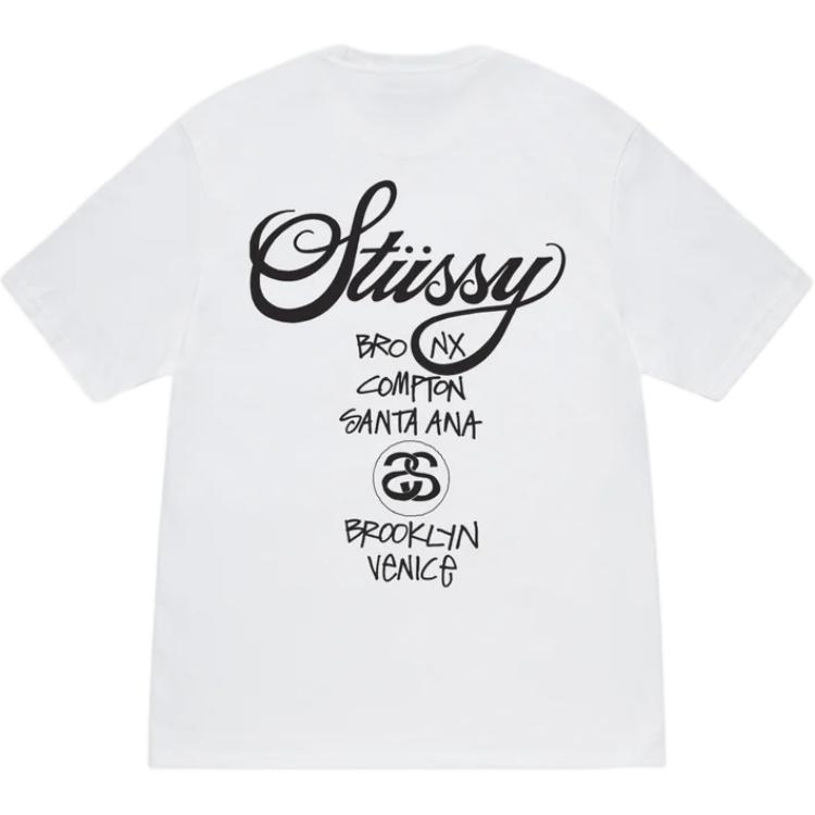 Stussy T-shirt girocollo a maniche corte 3903962