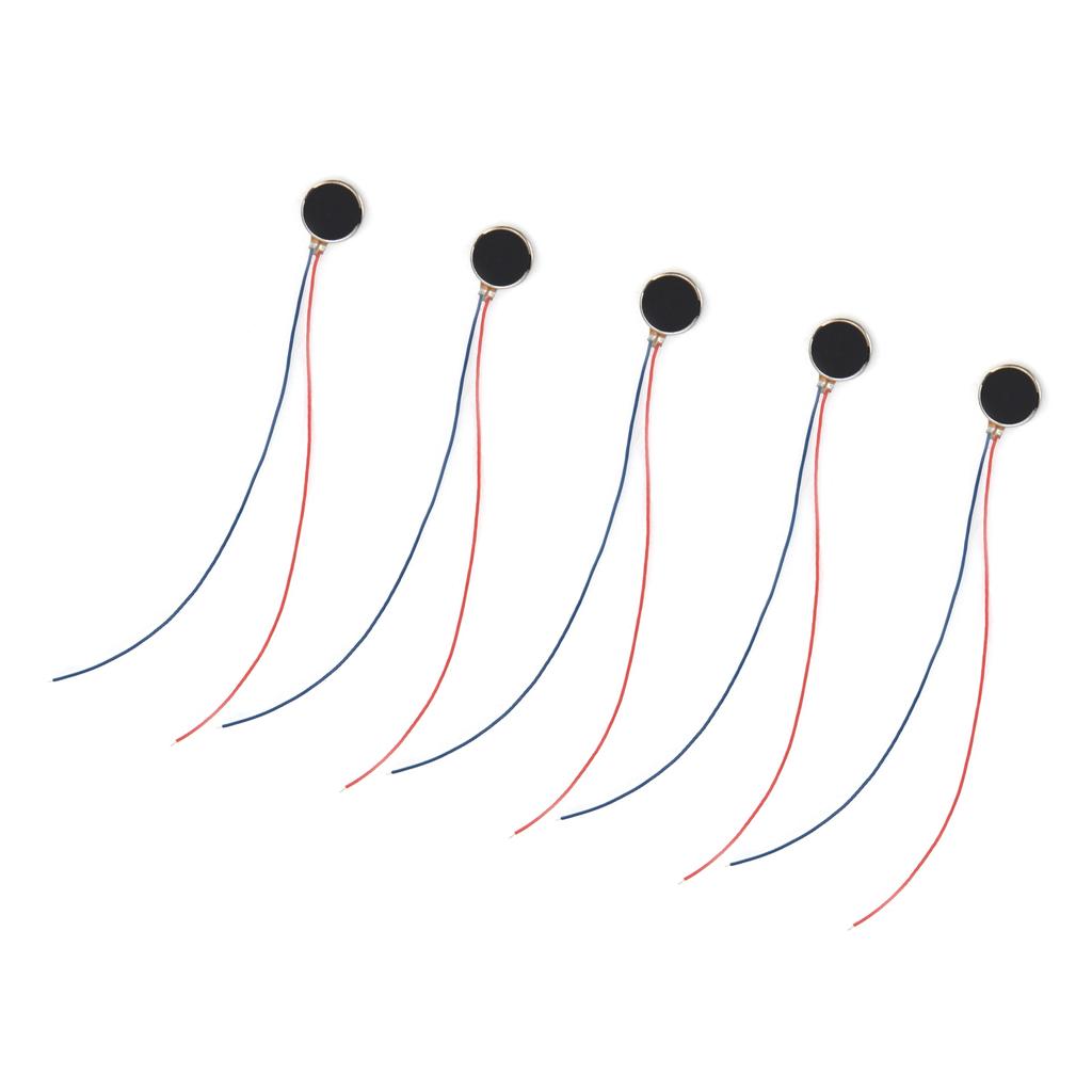 30 STÜCKE Flacher Vibrationsmotor Mini Münze Flacher Vibrationsmotor für Mobiltelefone Spielzeug Tablets 3 V 12000 U/min
