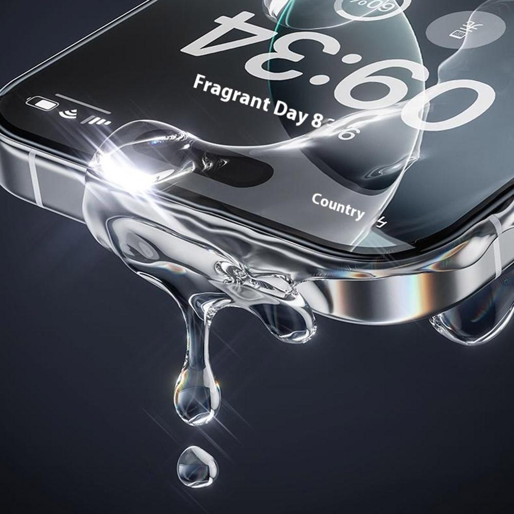 BENKS For iPhone 15 Pro Screen Protector 3D Arc Edge 0.18mm High Aluminium Silicon Glass Film