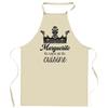 Kitchen Apron - Marguerite Queen of the Kitchen - Breton Print - Durable Cotton - Printed In France