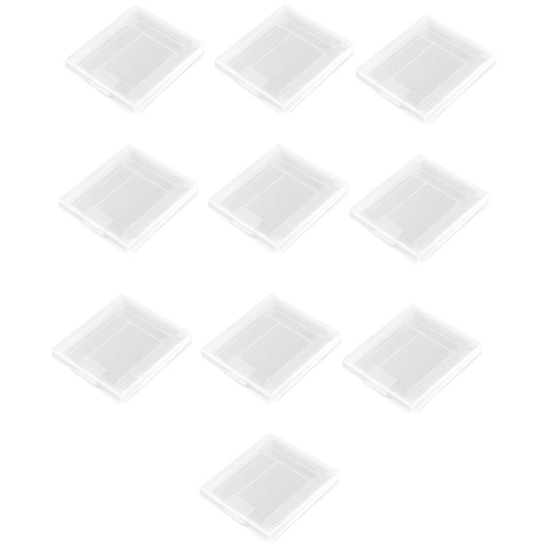 

Scratch Resistant Game Card Arrangers Box with Transparent Cover Secure Stackable Designs for GBP Cartridges Use 1