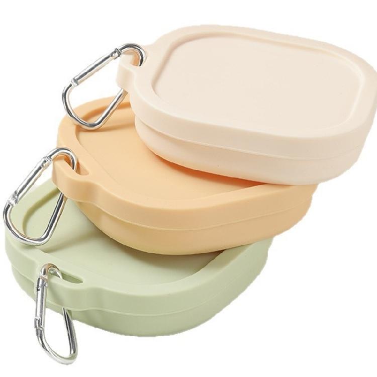 Adjustable Silicones Meal Box Foldable For Backpacks Purse Lunch Bags Freezers Safe And Nontoxic Materials