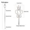 White Alloy Fairy Crown Wands for Girls Princess Wands for Kids Angel Wand for Party Cosplay Costume Wedding Birthday Party 91cm