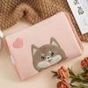 Plush Hot Water Bottle with Thick Cloth Cover for Women's Abdomen