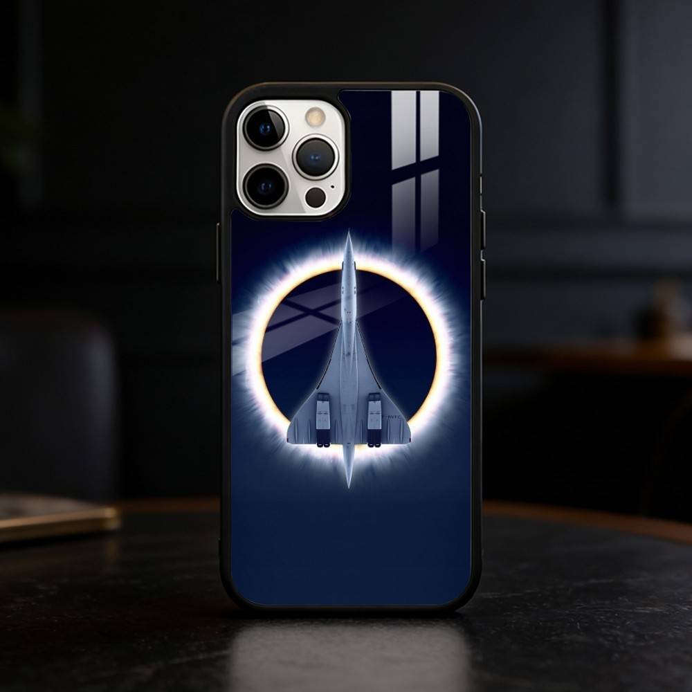 Concorde Air France Handyhülle Für iPhone 17,16,15,14,13,12,Plus,Pro,Max Für Magnetisches Kabelloses Laden
