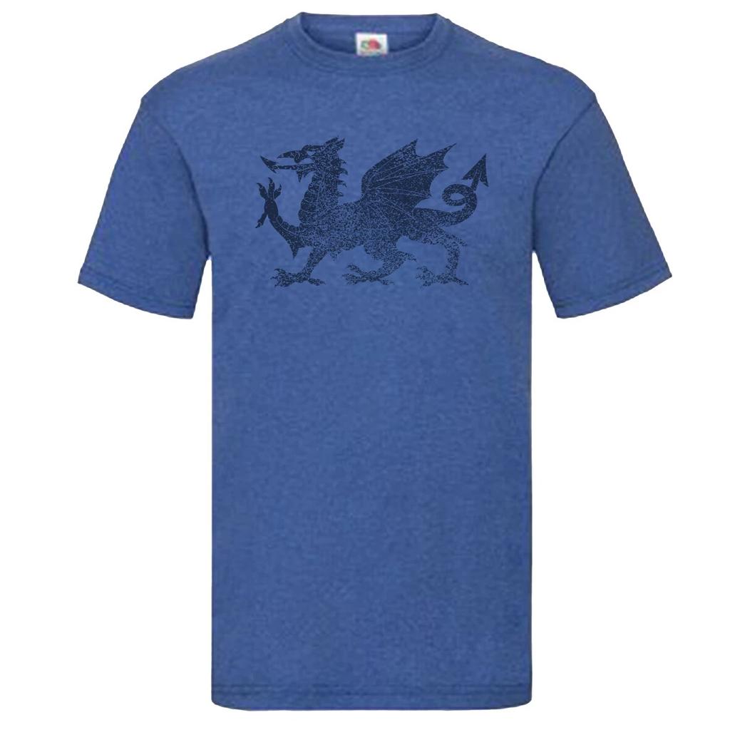 Welsh Dragon T-shirt Wales Home Nations Birthday Gift WAL Football Fan