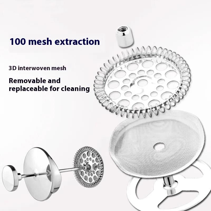 3Pcs French Press Mesh Filter Replacement For 350 800 1000Ml For Espresso Machine Coffee Pot Parts