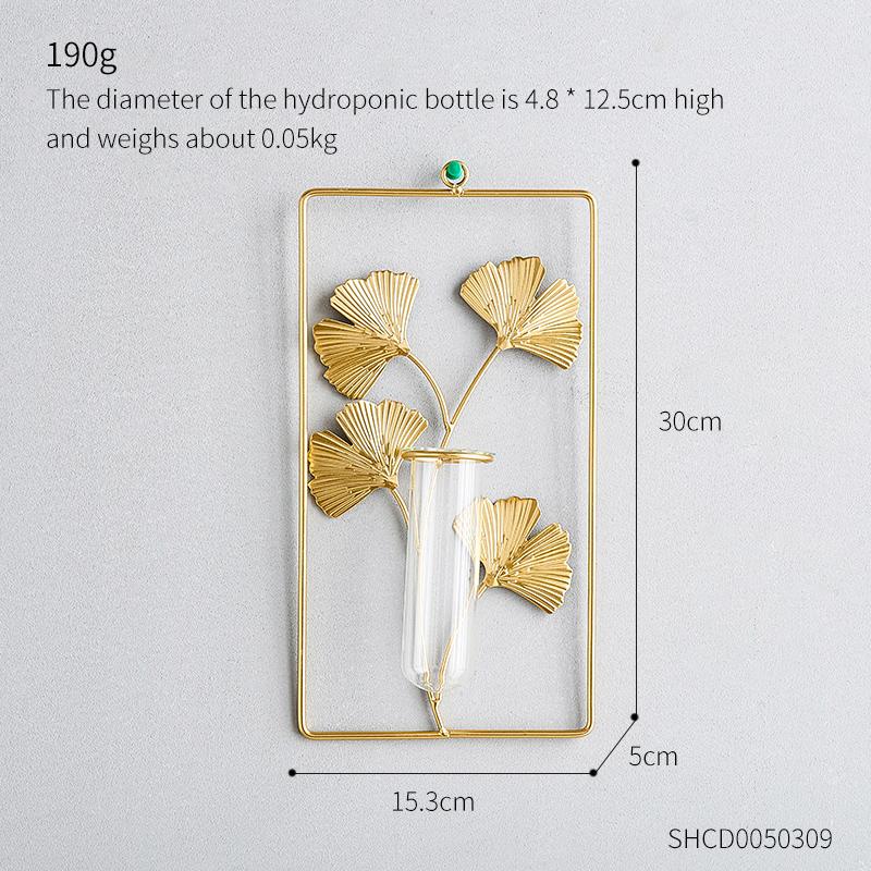 Minimalistyczny styl wiszący wazon na ścianę kreatywna dekoracja ścienna szklany wazon hydroponiczny doniczka na kwiaty salon wejście drzwi wystrój